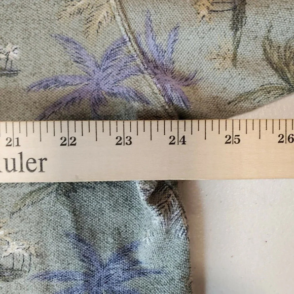 Woolrich Men's Palm Tropical Tree Print Short Sleeve Polo Shirt Size Large‎ - Picture 11 of 11